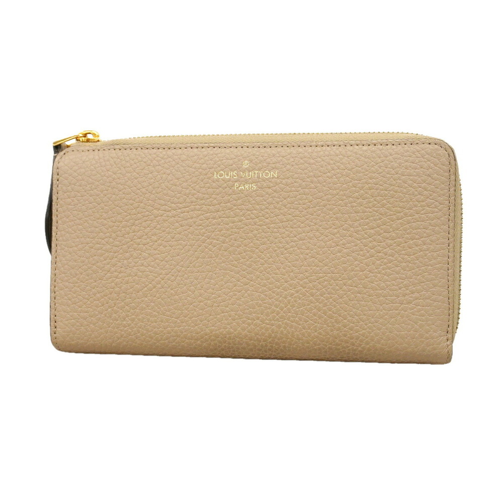 Louis Vuitton Long Wallet, Taurillon Leather, Portefeuille Comet M63104, Ladies'